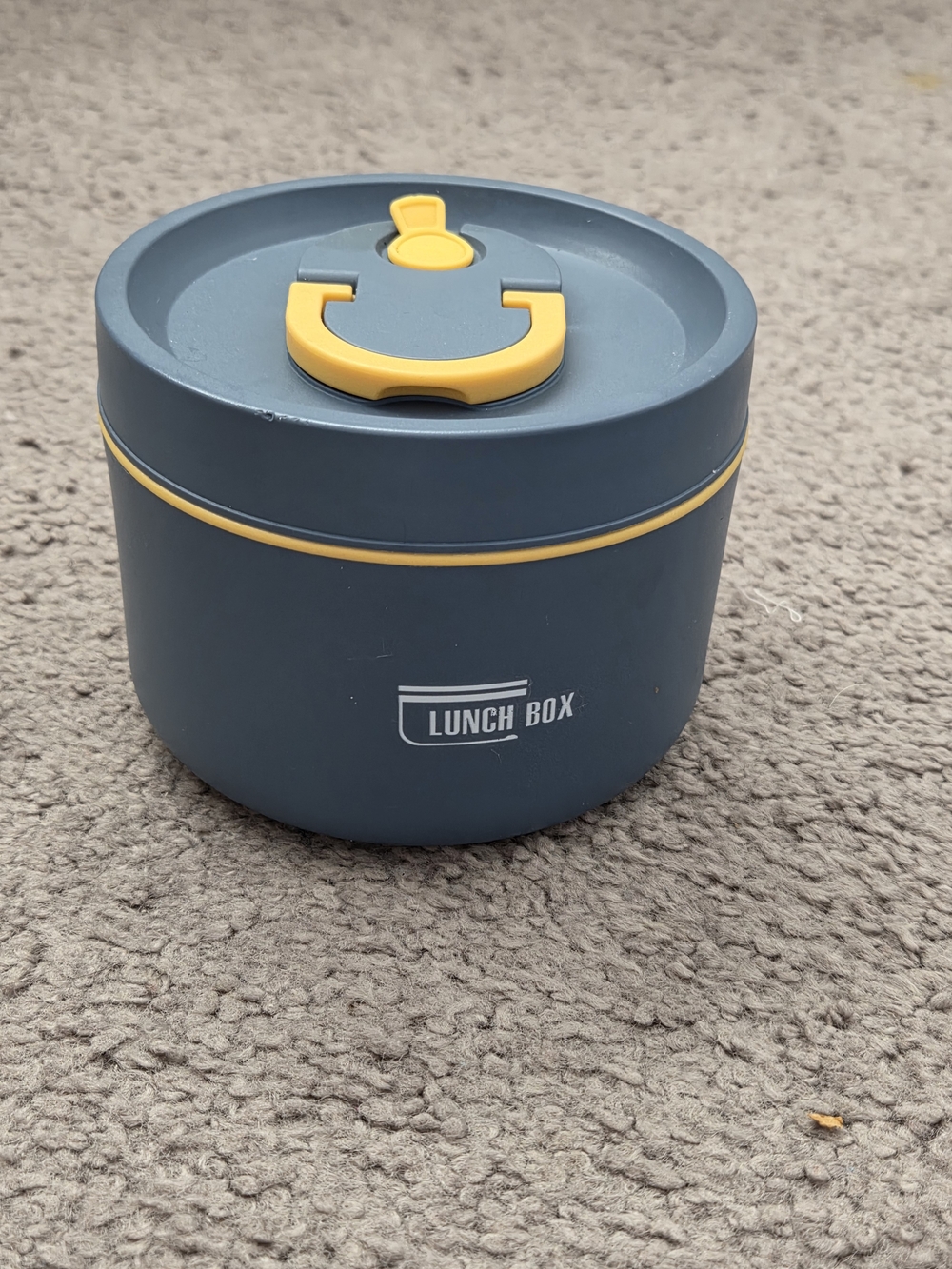 Lunch Box Insulated Food Container - Blue & Yellow